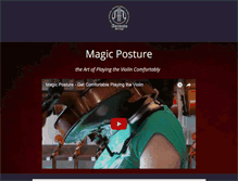 Tablet Screenshot of magicposture.com